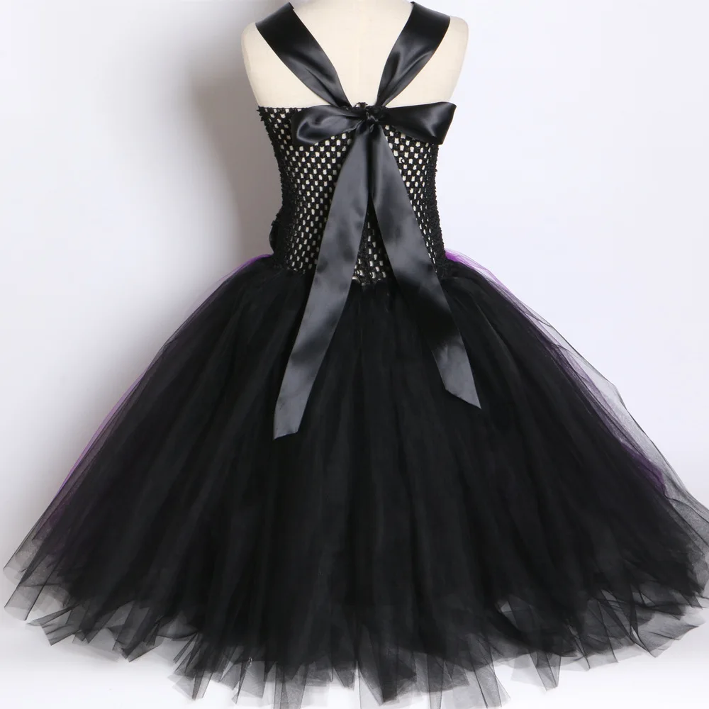 Костюм принцессы ведьмы на Хэллоуин нарядное платье ручной работы высокое