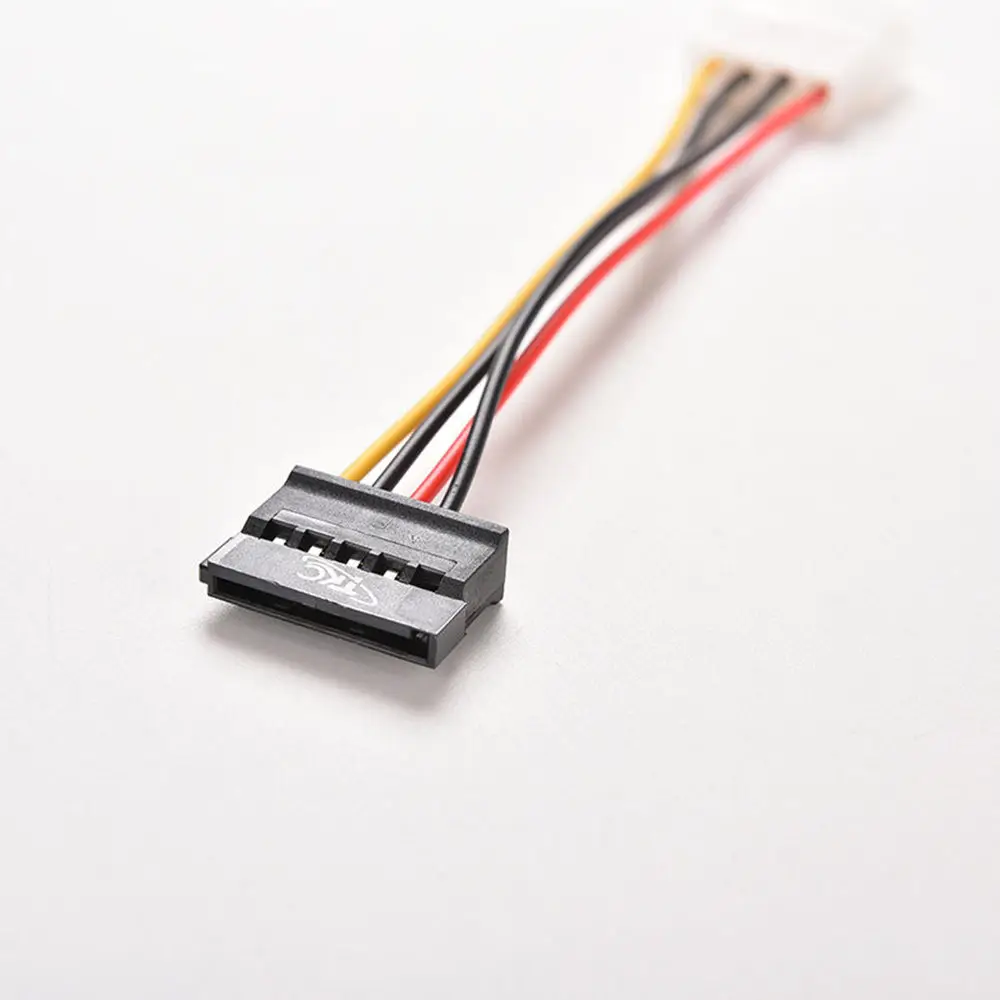 

2Pcs 4-Pin IDE Molex to 15-Pin Serial ATA SATA Hard Drive Power Adapter Cable CN