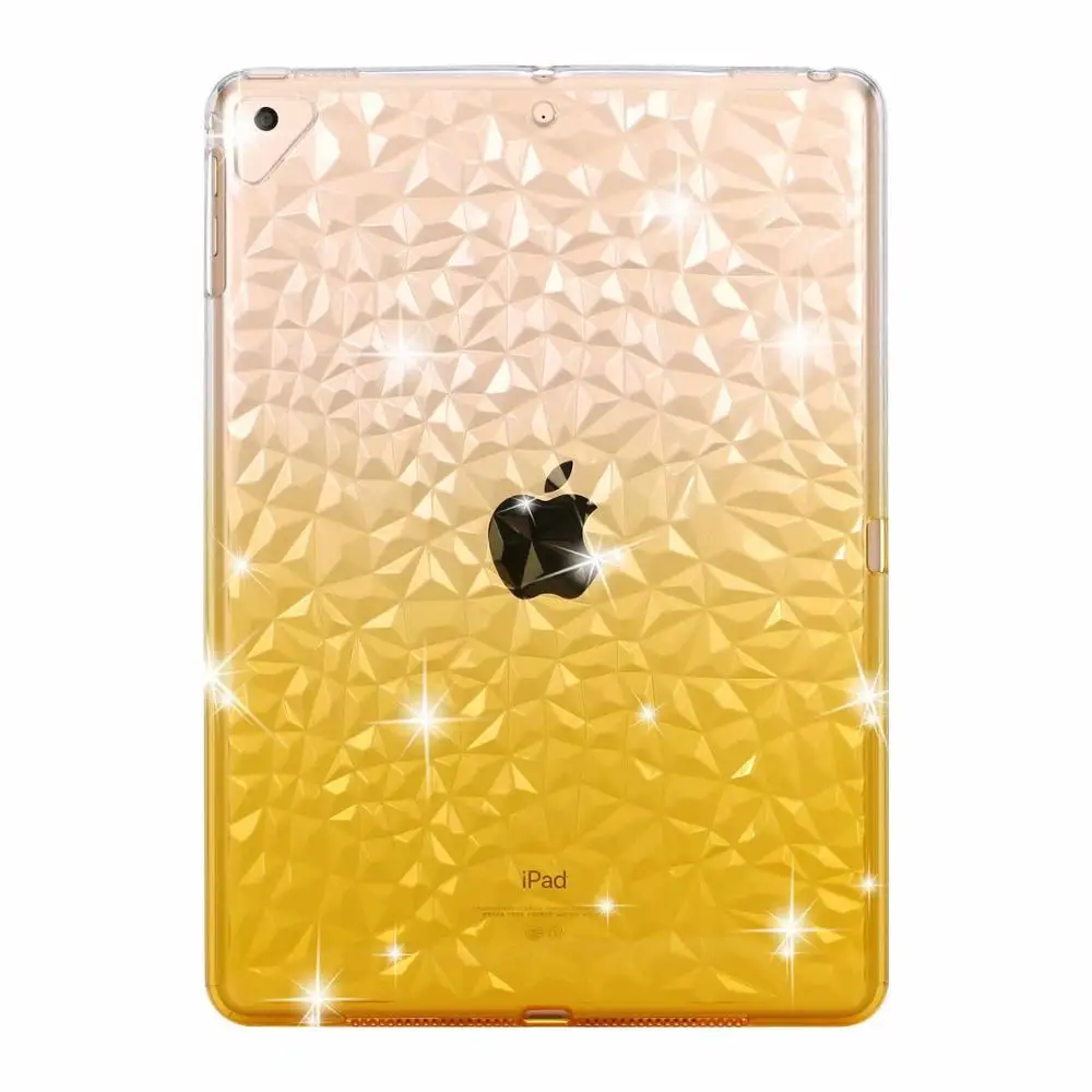 yellow 3D прозрачный мягкий Силиконовый ТПУ чехол для Apple IPad Mini 5 4 3 2 1 планшеты дети Безопасный задняя прозрачная крышка для IPad Mini 1 2 3 4 5 - Цвет: yellow