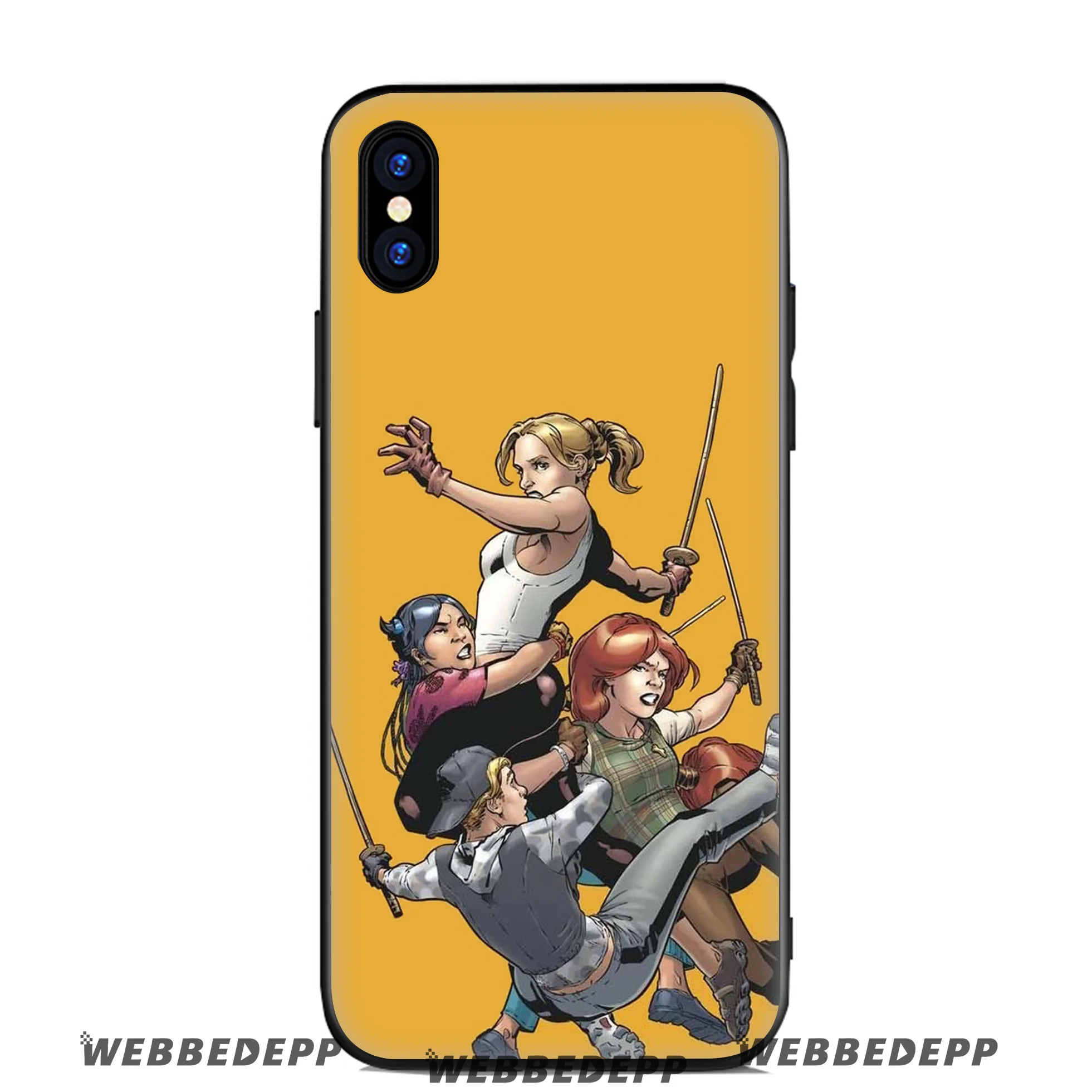 WEBBEDEPP Buffy The Vampire Slayer Soft Silicone Case for Apple iPhone 11 Pro Xr Xs Max X or 10 8 7 6 6S Plus 5 5S SE TPU |