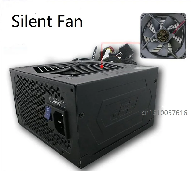 FSP Blue Storm power Devil 650 тихий настольный компьютер Номинальная мощность 650 Вт источник питания