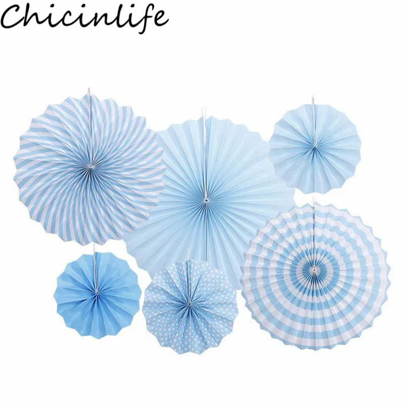 Chicinlife 6 шт. поделки DIY веера из папиросной бумаги маленькие цветы помпон шары