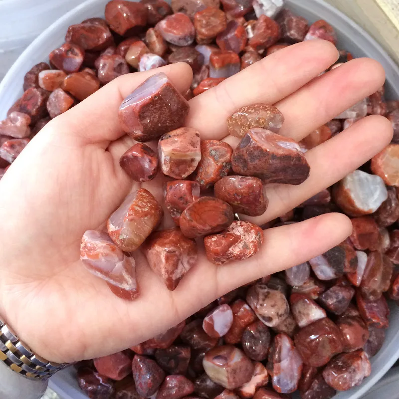 Натуральный красный агат Nanjiang carnelian Кварцевая галька камень для домашнего декора