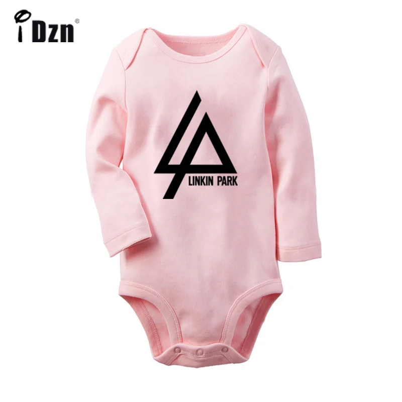 ieBaby2148PC Комплекты одежды для новорожденных мальчиков и девочек с принтом «Linkin Park»; комбинезон с длинными рукавами; боди с принтом для младенцев; комплекты одежды из хлопка - Цвет: ieBaby2148PC