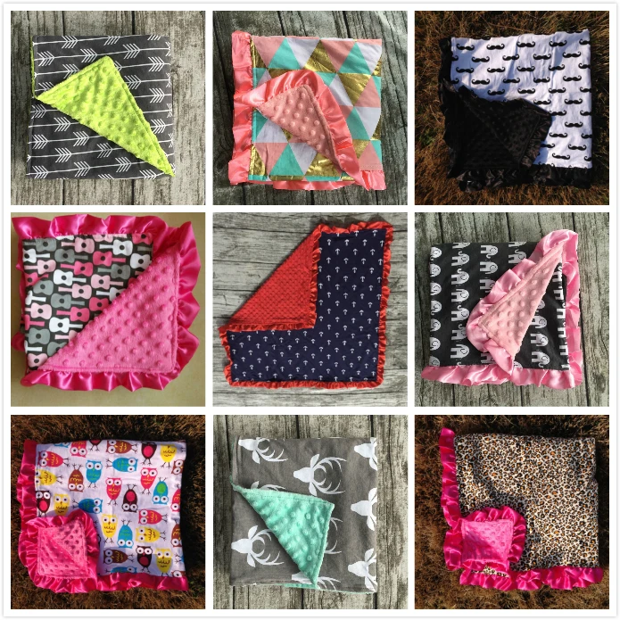 Детское вязаное одеяло Girlymax baby minky для душа детское Хлопковое перо Ранняя птица
