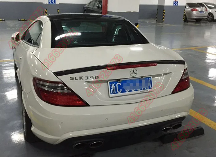 Задний спойлер из углеродного волокна для Mercedes-Benz SLK R172 SLK200 AMG | Автомобили и