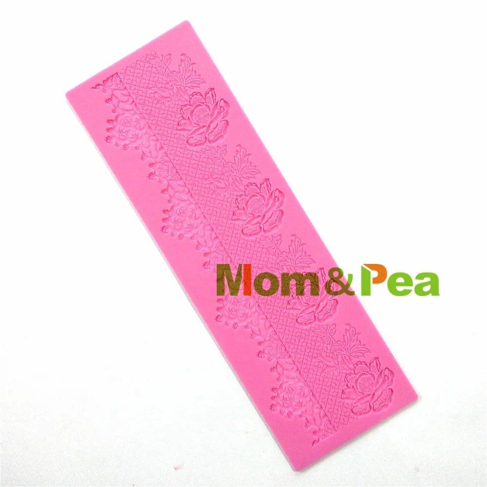 Mom & Pea GX154 Бесплатная доставка большой размер Цветочная кружевная форма для