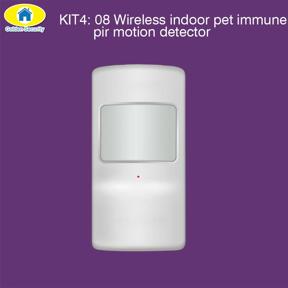 KIT4 Золотой безопасности DIY wifi 3g GSM GPRS беспроводное приложение дистанционное управление домашняя система охранной сигнализации 1080P HD камера EN RU ES PL DE Voice - Цвет: KIT4