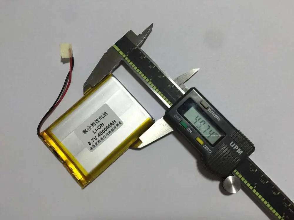 Новая полностью емкостная 3 7 V полимерная литиевая батарея 105070 4000MAH GPS Мобильная