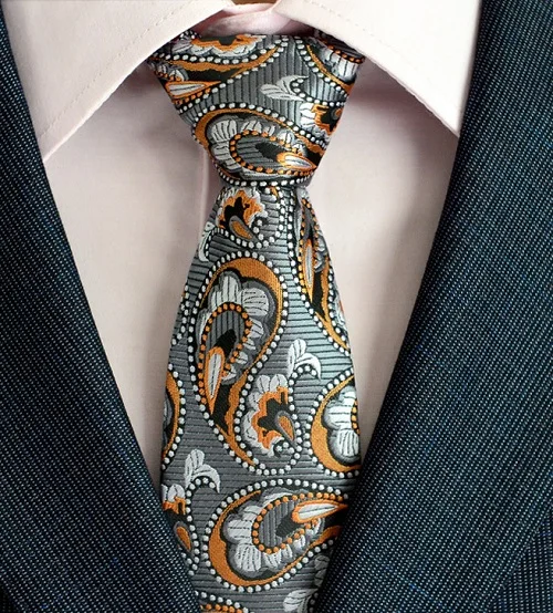 

Classic Silk Mens Tie 8cm Neck Ties Paisley Plaid&Check Necktie for Men Black Tie Business Red Wedding Party Gravatas