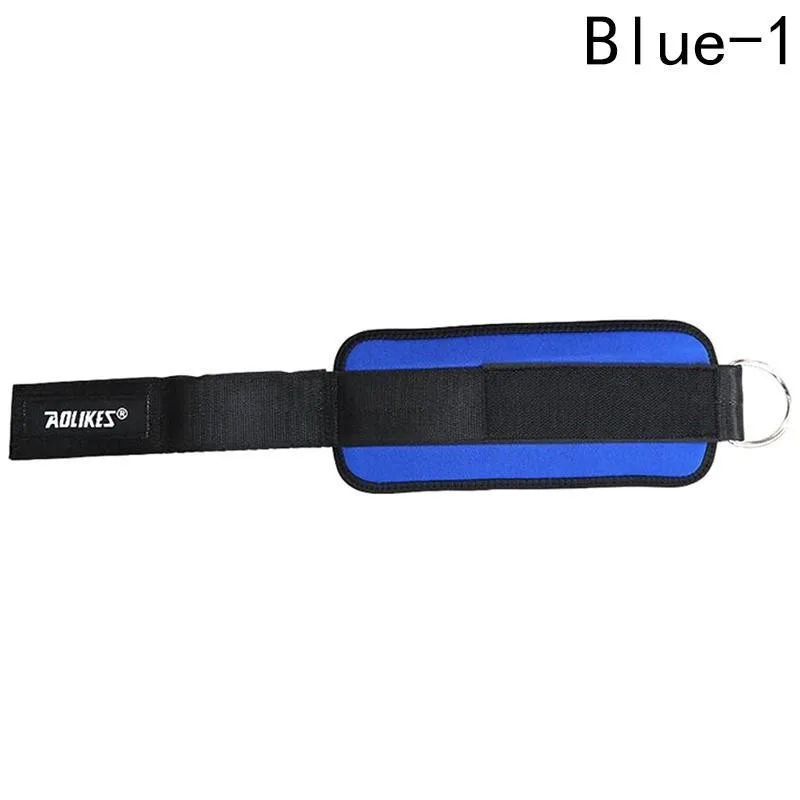 Blue Left 1 шт., для тренировки ног, плюс сила, кольцо для ног, пряжка, регулируемый протектор лодыжки, нога, якорь, ремень, подкладка, трубы, сила упражнений - Цвет: Blue Left