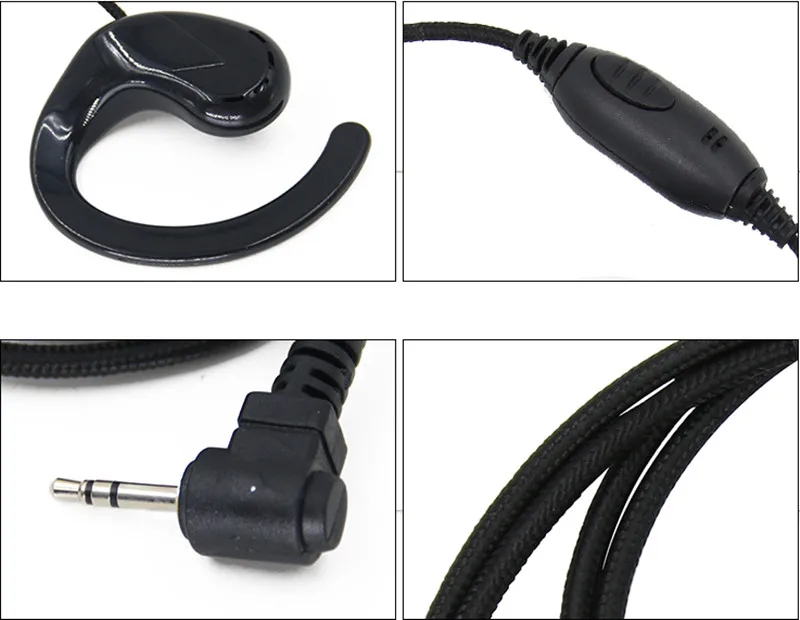 2 5 мм 1PIN черный провод плетеные наушники G для Motorola T5428 T8 T6 T80 T5320 T6200 T5920 T5628
