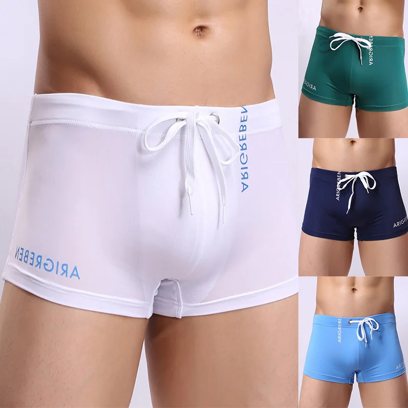 2018 сексуальные мужские плавки дышащие быстросохнущие трусы боксеры