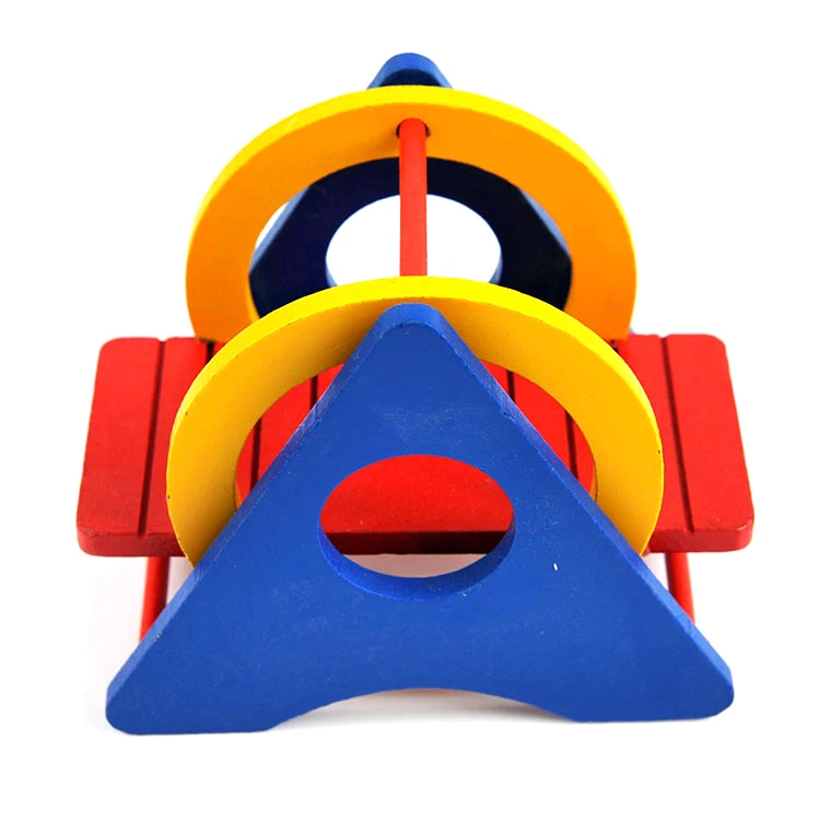 Игрушки для домашних животных маленького размера натуральные деревянные