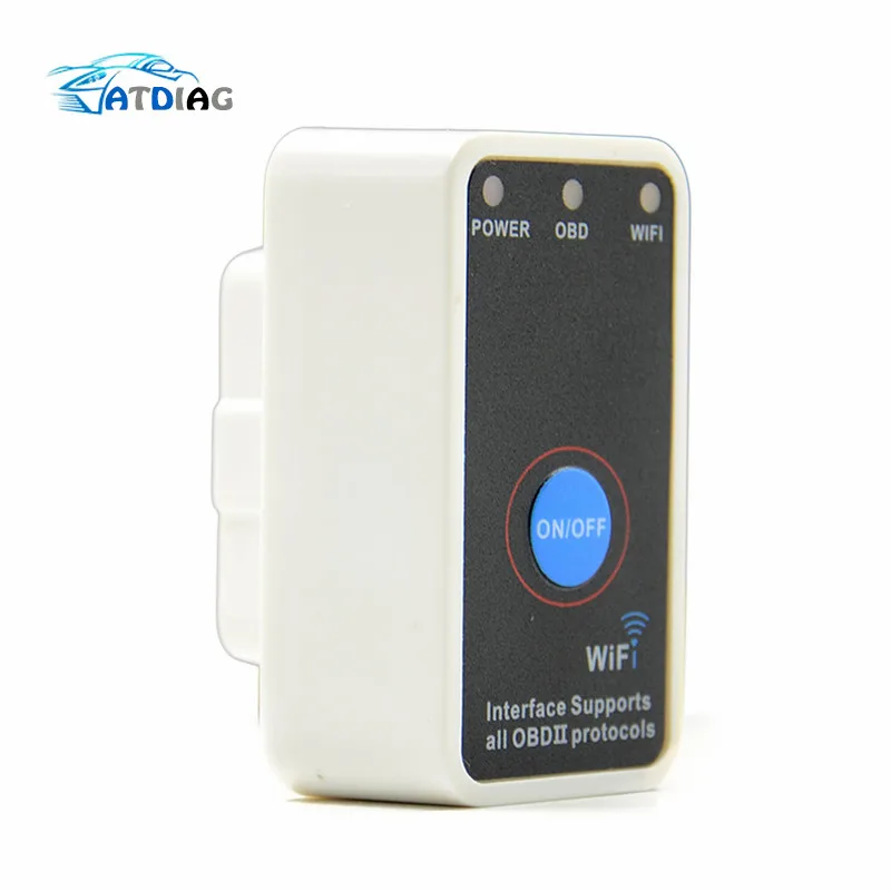 Считыватель кодов с переключателем Wi Fi v2.1 диагностический инструмент Super mini ELM327