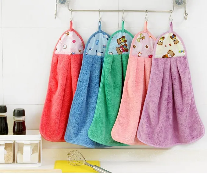 S Coral Fleece Hand Towel Cartoon Ultrafine Fiber Kitchen Cheap Towels/baby Bath Towels 20 Pcs/lot