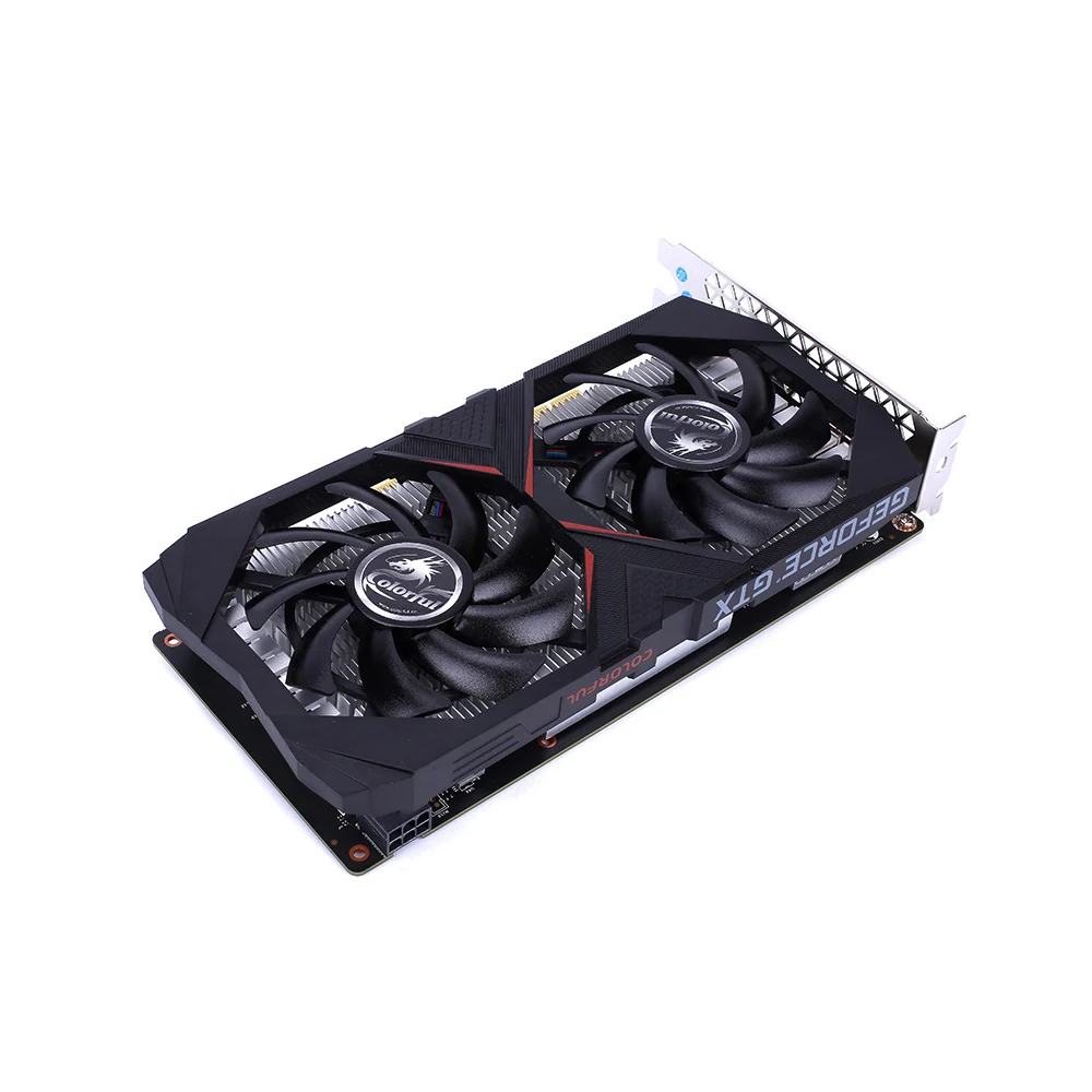 Красочные GeForce GTX 1650 4G графическая карта GDDR5 NVIDIA PCI-E3.0 видеокарта DP+ HDMI+ DVI 128 бит 6Pin видеокарта для ПК
