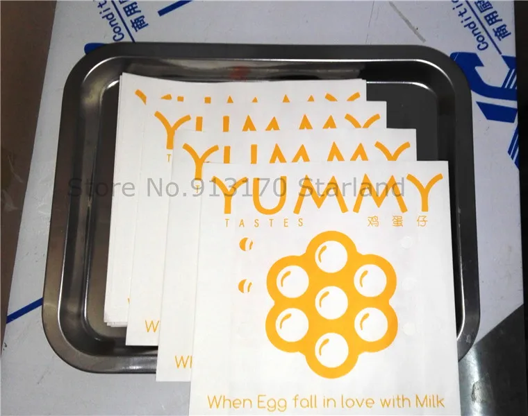 Пищевой пакет для яиц вафельная маслостойкая крафт бумага Упаковочные мешочки