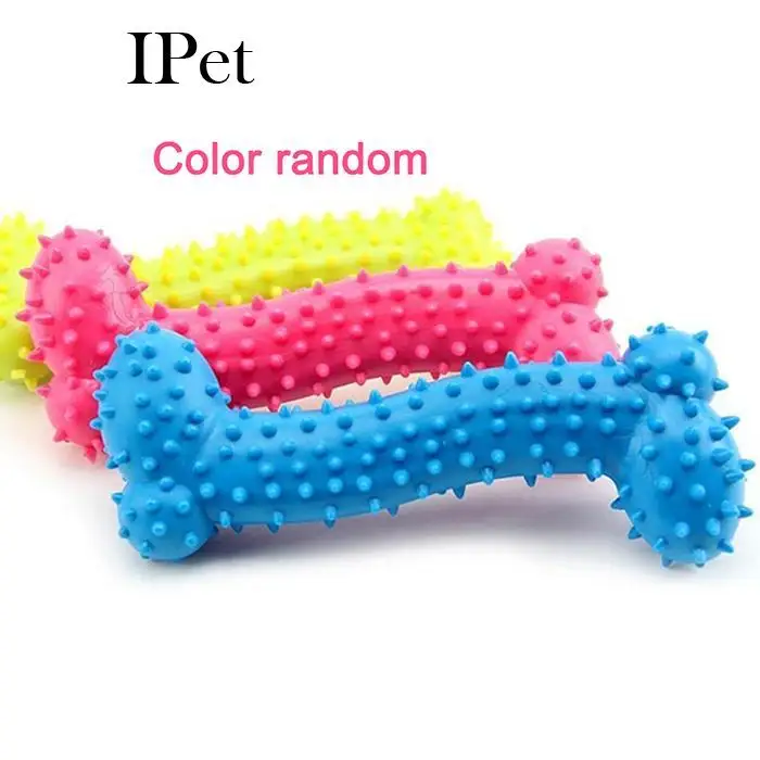 Щенок случайный забавная игрушка TPR молары жевательные формы Bone устойчивые