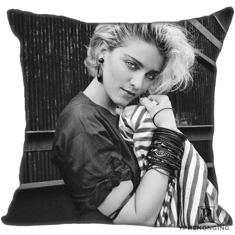 Best Custom Madonna(1) Наволочка на подушку, спальня домашний квадратный наволочка на молнии(одна сторона)#190404-01-184