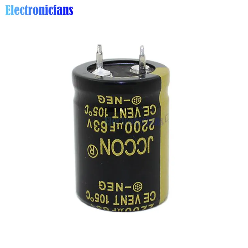 Diymore 63V 2200uF 22X30mm алюминиевый электролитический конденсатор Высокочастотный