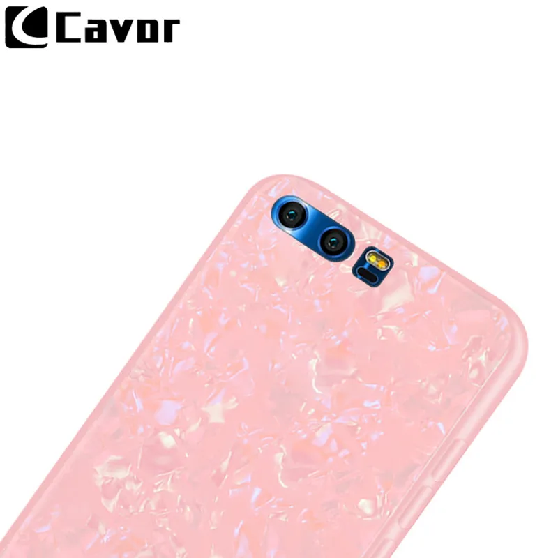 Модный Блестящий чехол из закаленного стекла чехлы для Huawei Honor 9 Lite Жесткий Чехол