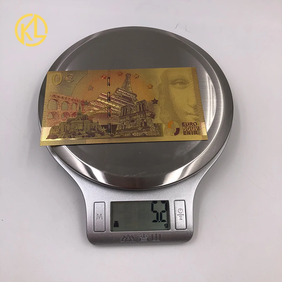 10 шт. Французский сувенир билет Нотр дама Парижа золотой собор банкнот 0 евро Мона