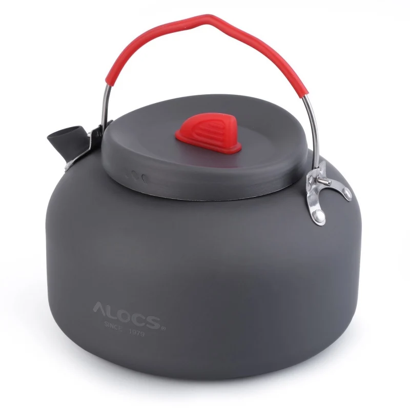 New High Quality 1.4L Alocs Aluminum Outdoor Kettle Camping Hiking Fishing Barbecue Picnic Water Teapot Coffee Pot Free Shipping | Спорт и