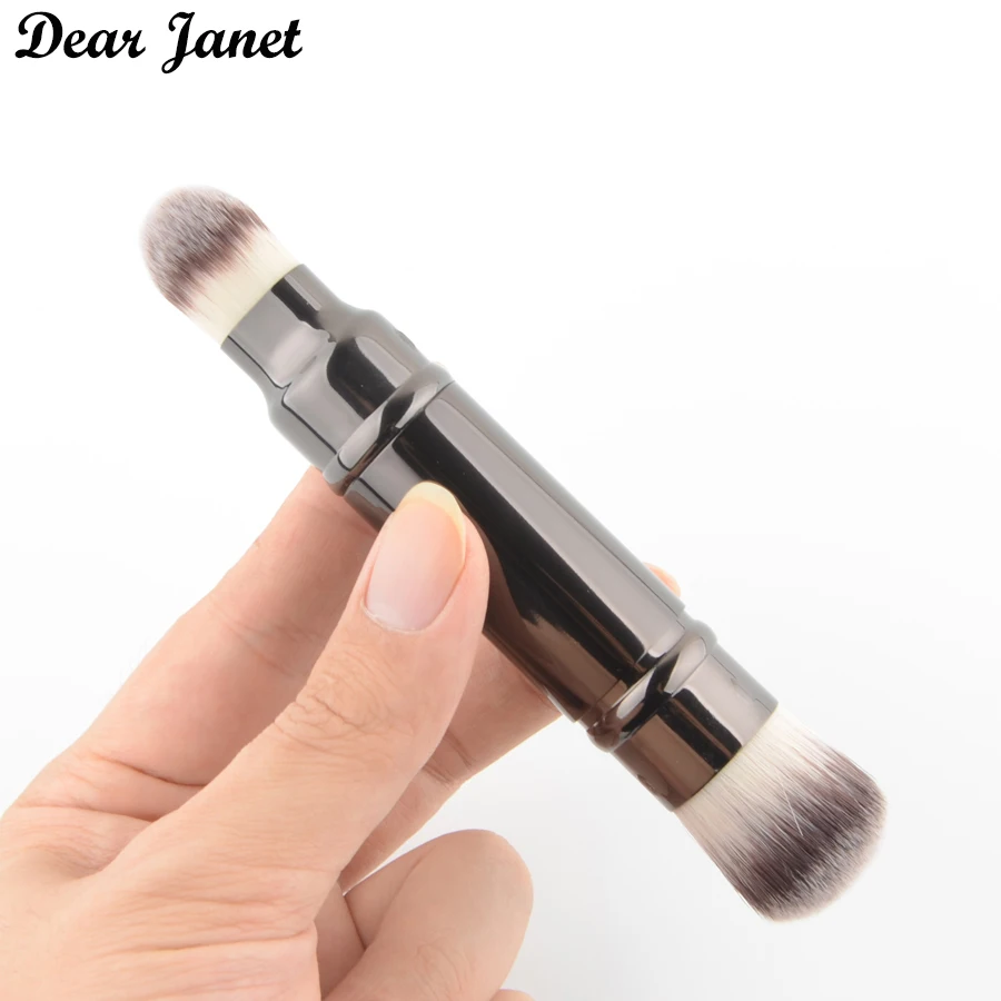 1 шт. выдвижной двухсторонний макияж кисти основа порошок Кисть Макияж