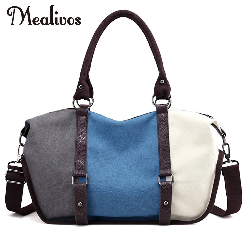 

Mealivos 2017 Fashion Black Stripe and Gold Canvas Weekender Tote Bag Overnight Travel Carry On Duffel Bags OFF THE GRID