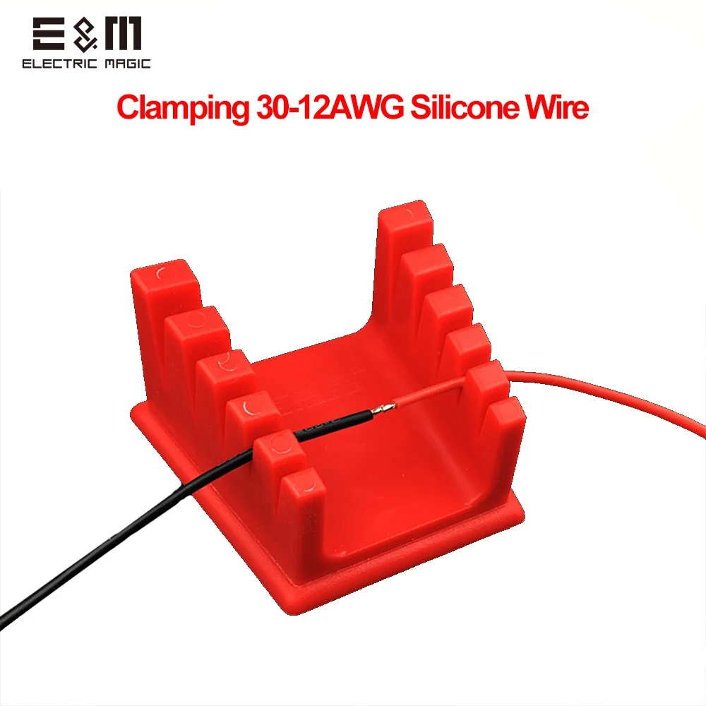 30-12AWG силиконовая проволока сварочные инструменты скамейка зажим Поддержка скамейка толстый и тонкий проволочный Зажим Фиксирующий Зажим с магнитом