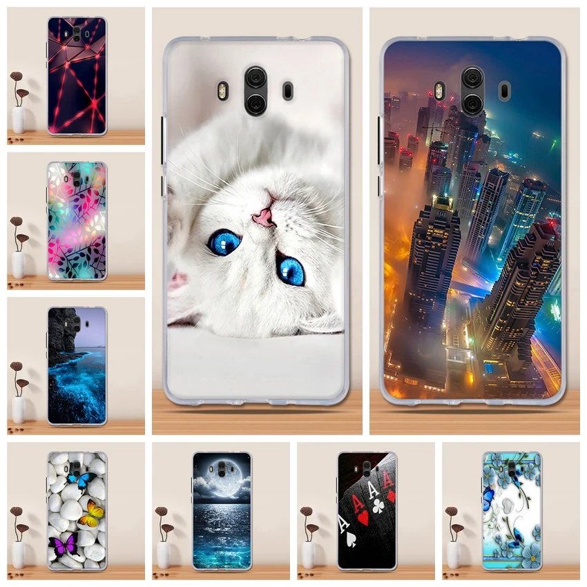 Чехол для телефона Huawei Mate 10 силиконовый чехол накладка мягкий из ТПУ чехол|silicone