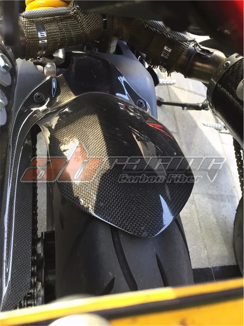 Заднее крыло Hugger для Ducati Monster 696 795 полностью углеродное волокно саржа