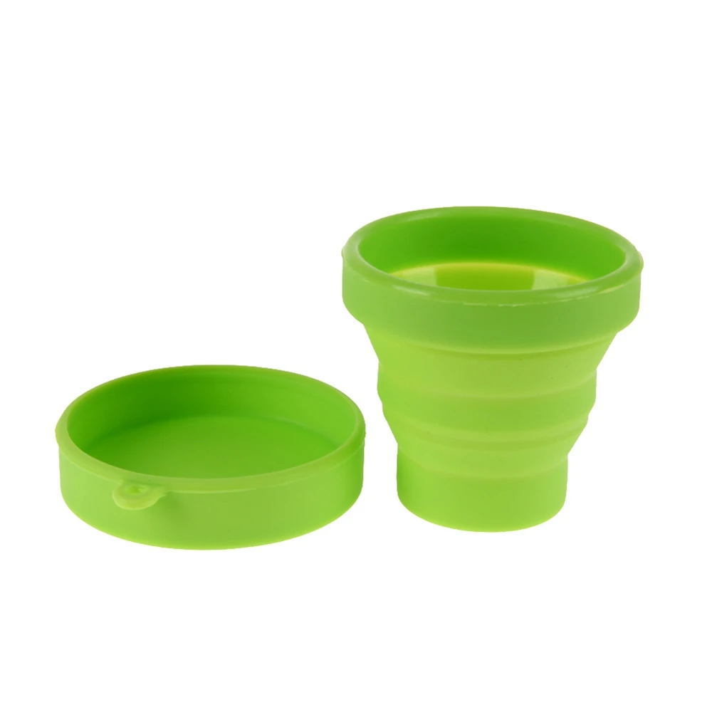 Новые путешествия Портативный складные силиконовые чашки складной воды