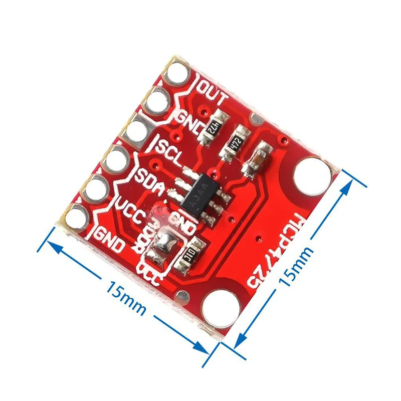 1 шт. модуль макетной платы MCP4725 I2C DAC WIF66 | Компьютеры и офис