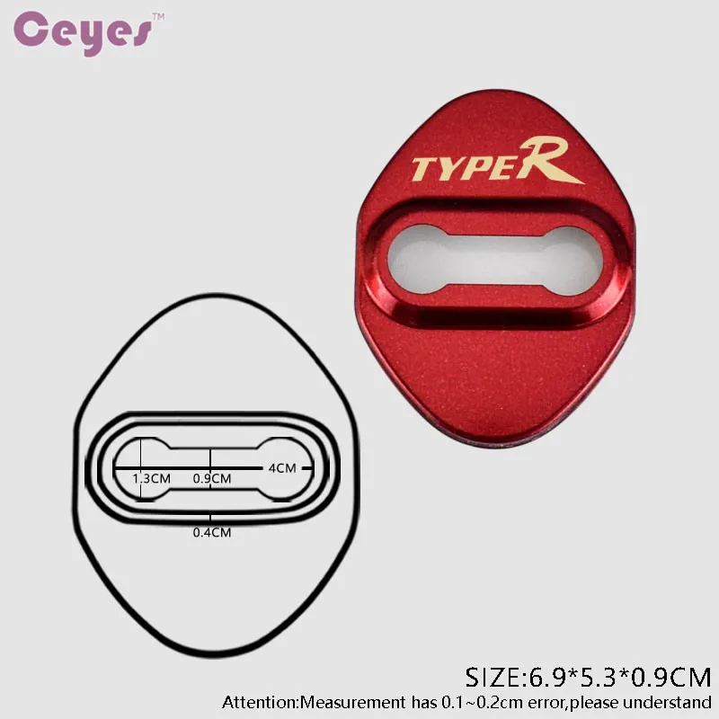 Ceyes автомобильный Стайлинг автомобильные Чехлы для Honda TYPER Logo Тип R Civic City CRV CRZ