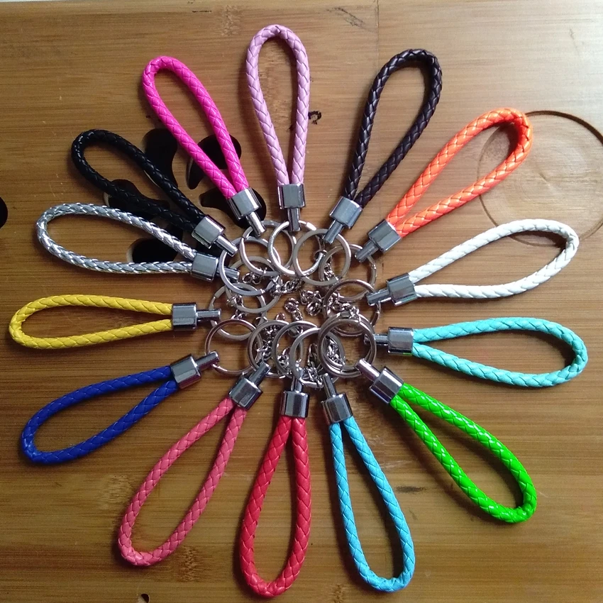 Кольцо для ключей ручной работы из кожи ювелирные аксессуары сделай сам