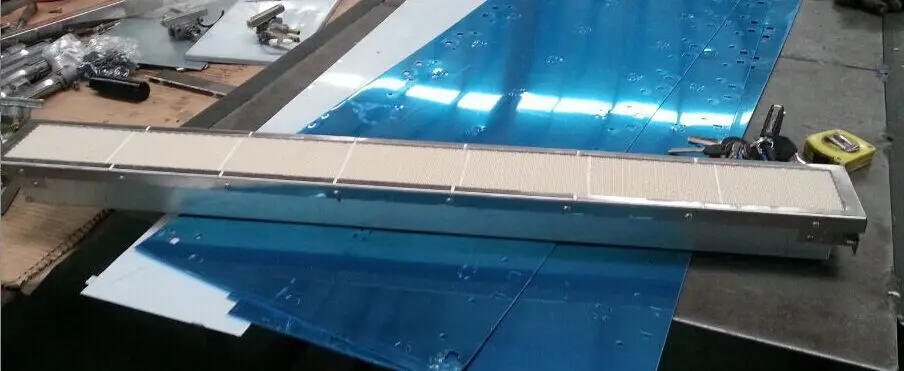 Бесплатная доставка 1000 мм таблице курица жаровня горелки инфракрасная горелка