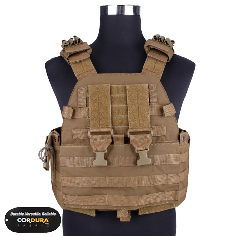 Coyote Brown TMC жилет бронежилет EG штурмовая пластина Перевозчик военный страйкбол ОХОТА Molle боевое снаряжение камуфляж TMC1781 BK MC FG OD KH MR - Цвет: Coyote Brown