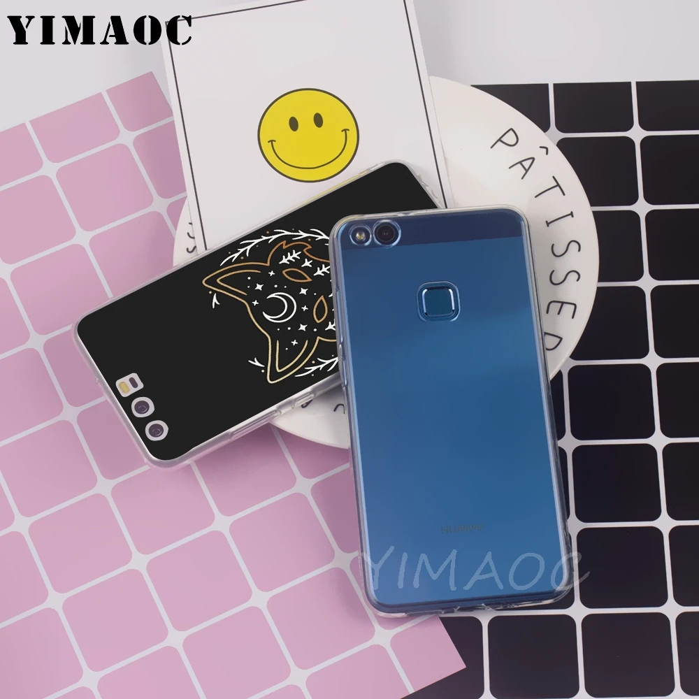 Мягкий чехол YIMAOC I don t Care из ТПУ для Huawei Honor 6A 7X 7A Pro 8C Mate 10 Note 9 Lite Y6 Y9 Y7 Prime 2018 |