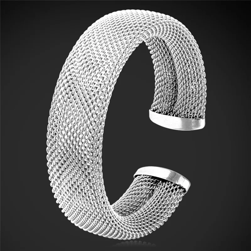 Stainless Steel Золотой цвет/Браслет-манжета из нержавеющей стали для мужчин модные ювелирные изделия браслеты из камней Браслеты Большие GH1628 - Окраска металла: Stainless Steel