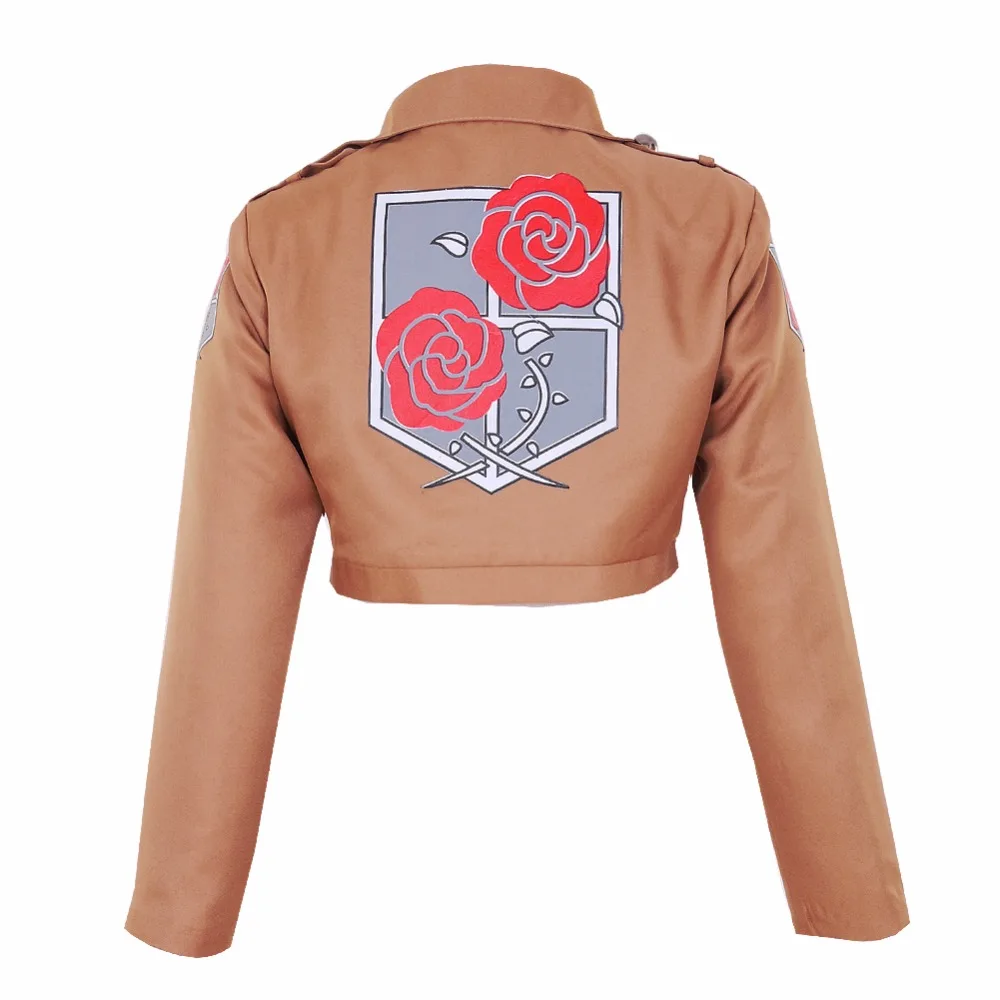 Хэллоуин атака на Титанов Shingeki no Kyojin гарнизон полк куртка Eren Jaeger косплей костюм игра аниме японский