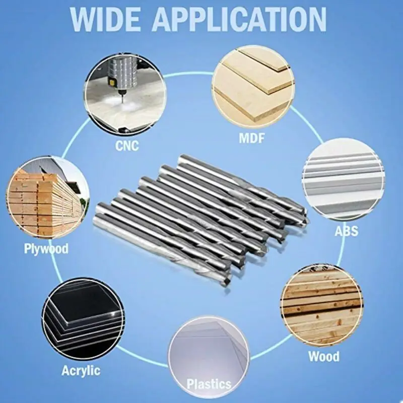 Для металлообработки концевые фрезы Деревообработка зуб для гравировки плоский