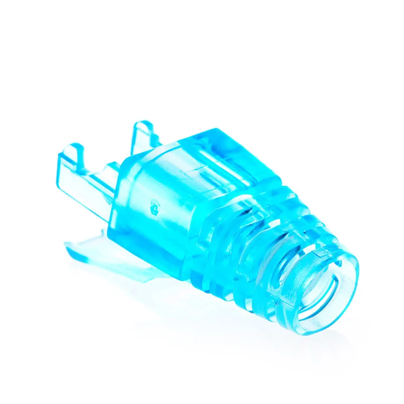JKing 100 шт. cat5e cat6 rj45 разъем Вилки Ethernet сетевой кабель Сапоги и ботинки для девочек