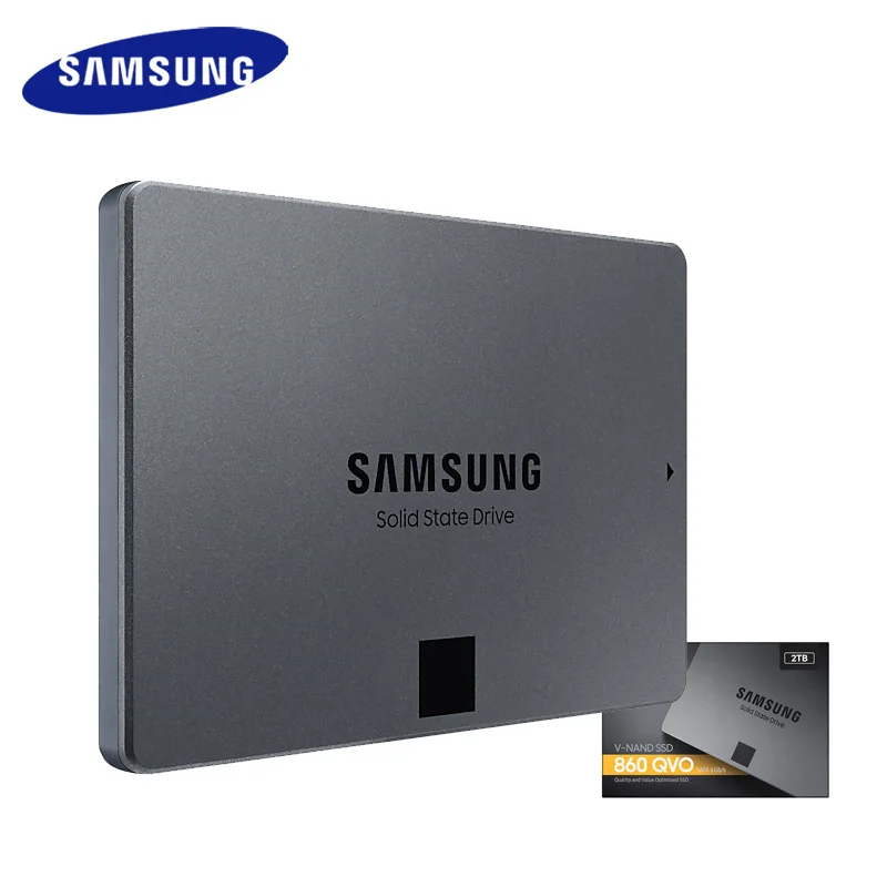 SAMSUNG SSD 860 QVO 1 ТБ Внутренний твердотельный диск HDD жесткий SATA3 2 5 дюймов ноутбук