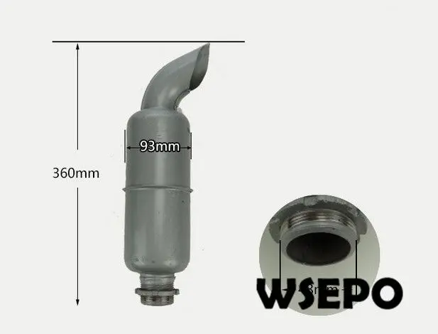 OEM Качество и Прямая поставка с завода! Глушитель/глушитель типа А для 4 тактного