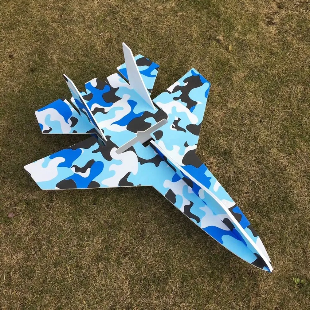 Большой RC Fighter Su27 Flanker самолет мощный бомбардировщик 2 4G KT доска дистанционного