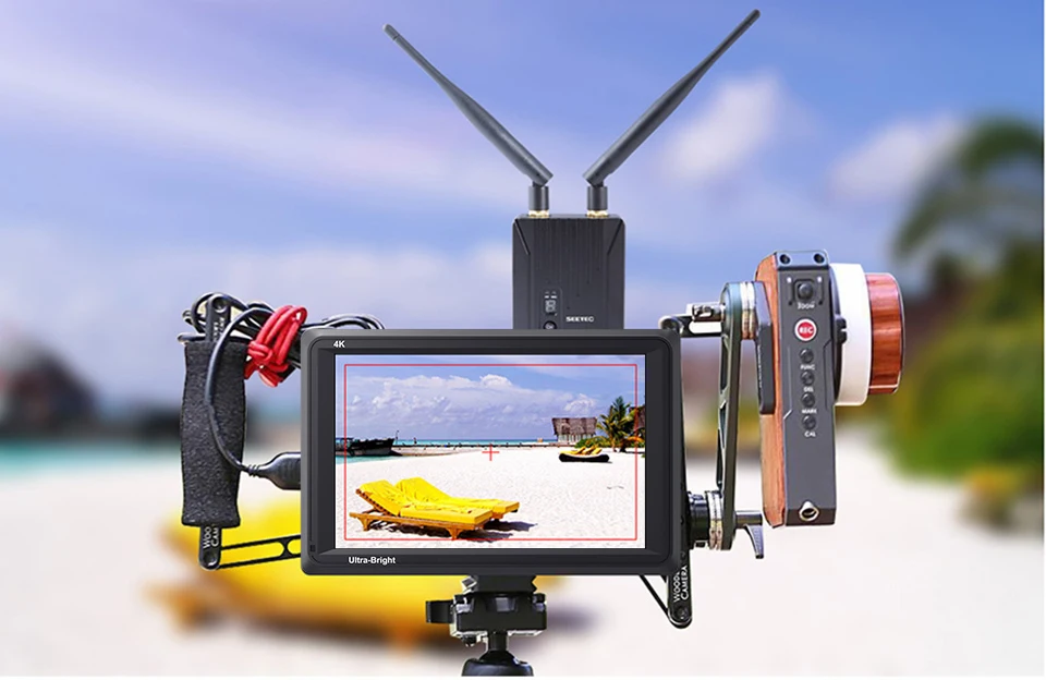 FEELWORLD P7S 7 дюймов 2200nit алюминиевый корпус полевой монитор 3g SDI 4K HDMI монитор Full HD 1920x1200 ips для DSLR камеры на открытом воздухе