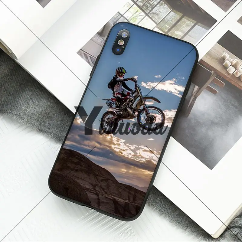 Yinuoda мотоциклетный чехол для телефона высокого качества iPhone X XS MAX 6 6s 7 7plus 8 8Plus 5 5S SE