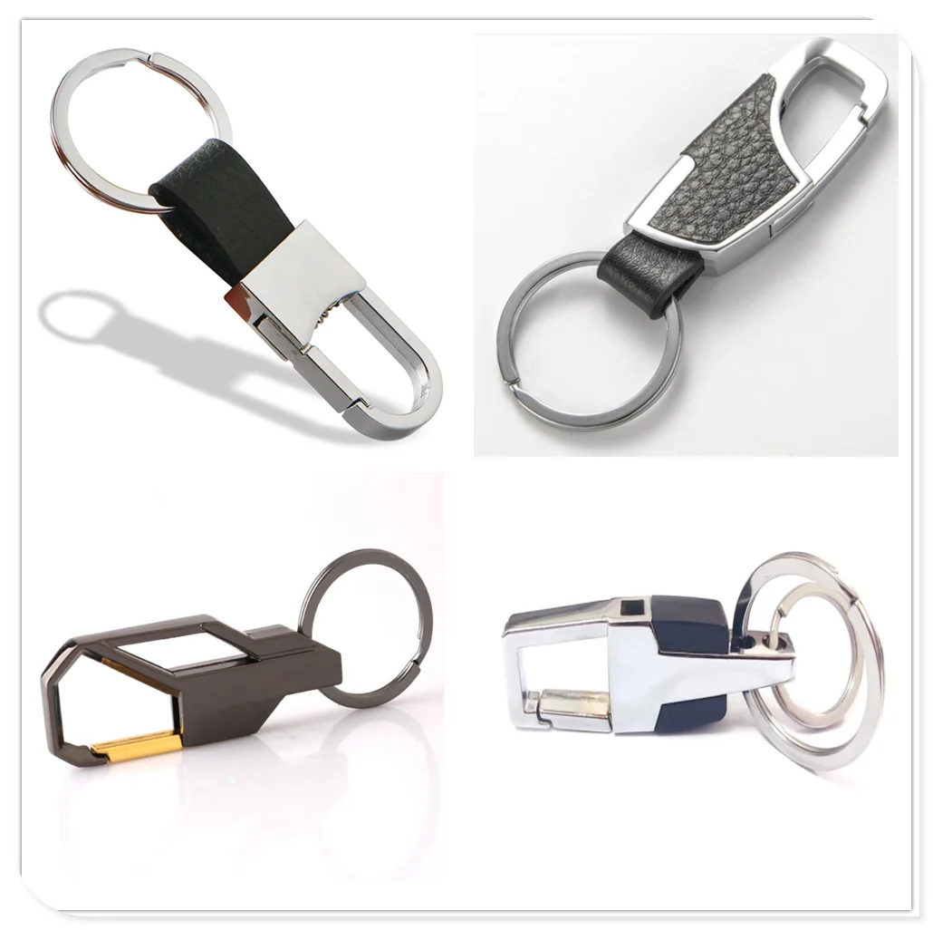 Кожаный металлический мужской брелок для ключей стайлинга автомобиля Jeep Liberty